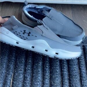 Under Armour Men's Charcoal Slip-On Loafers